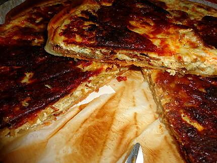 recette tarte poireaux chorizo a la tourtiere electrique