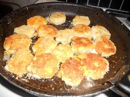 recette Croquette de pomme de terre au poulet et fromage