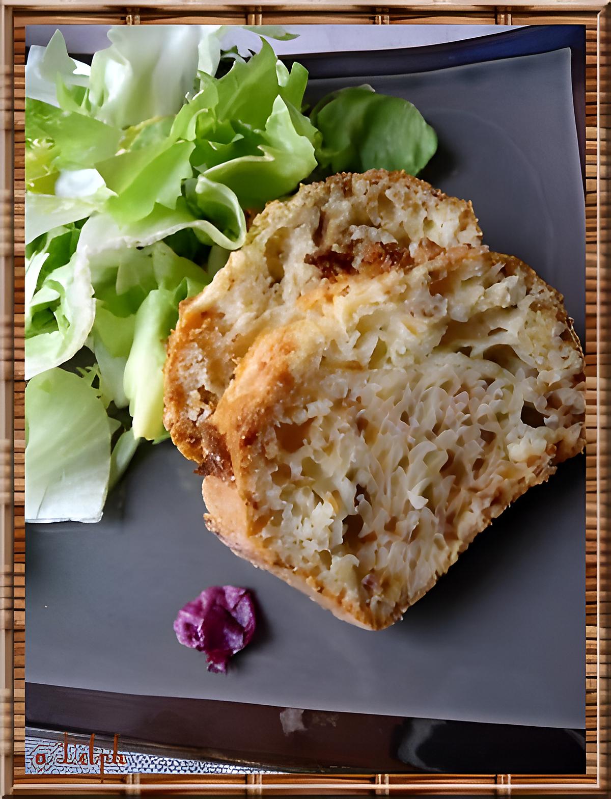 recette Cake aux oignons frits