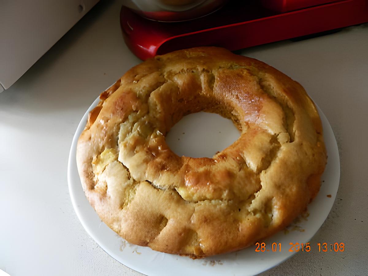 recette Gâteau pommes banane ricotta