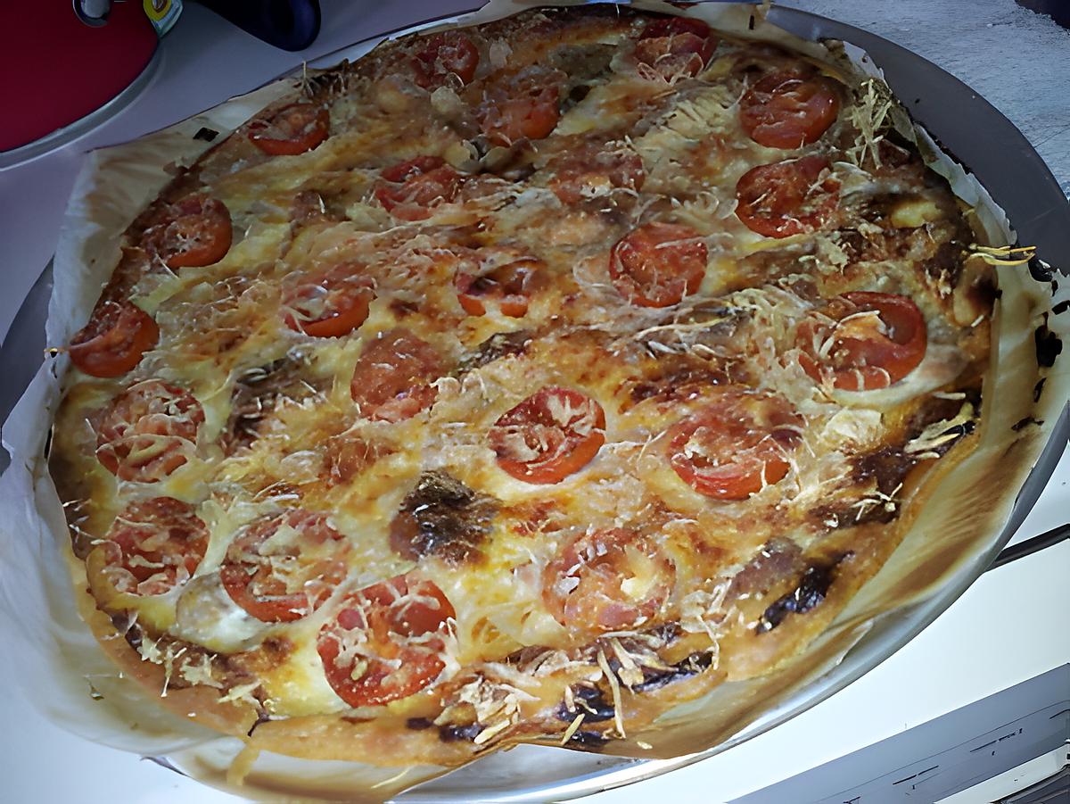 recette Pizza au thon tomates cerise et moutarde
