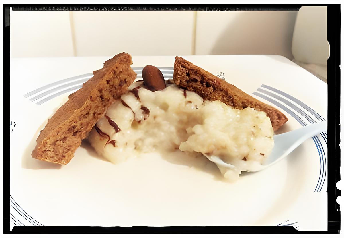 recette riz au lait d' amande au chocolat blanc