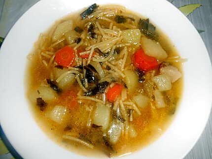 recette MINESTRONE "CORSE"