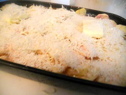 recette Gratin dauphinois a la sauce tomate parmesan