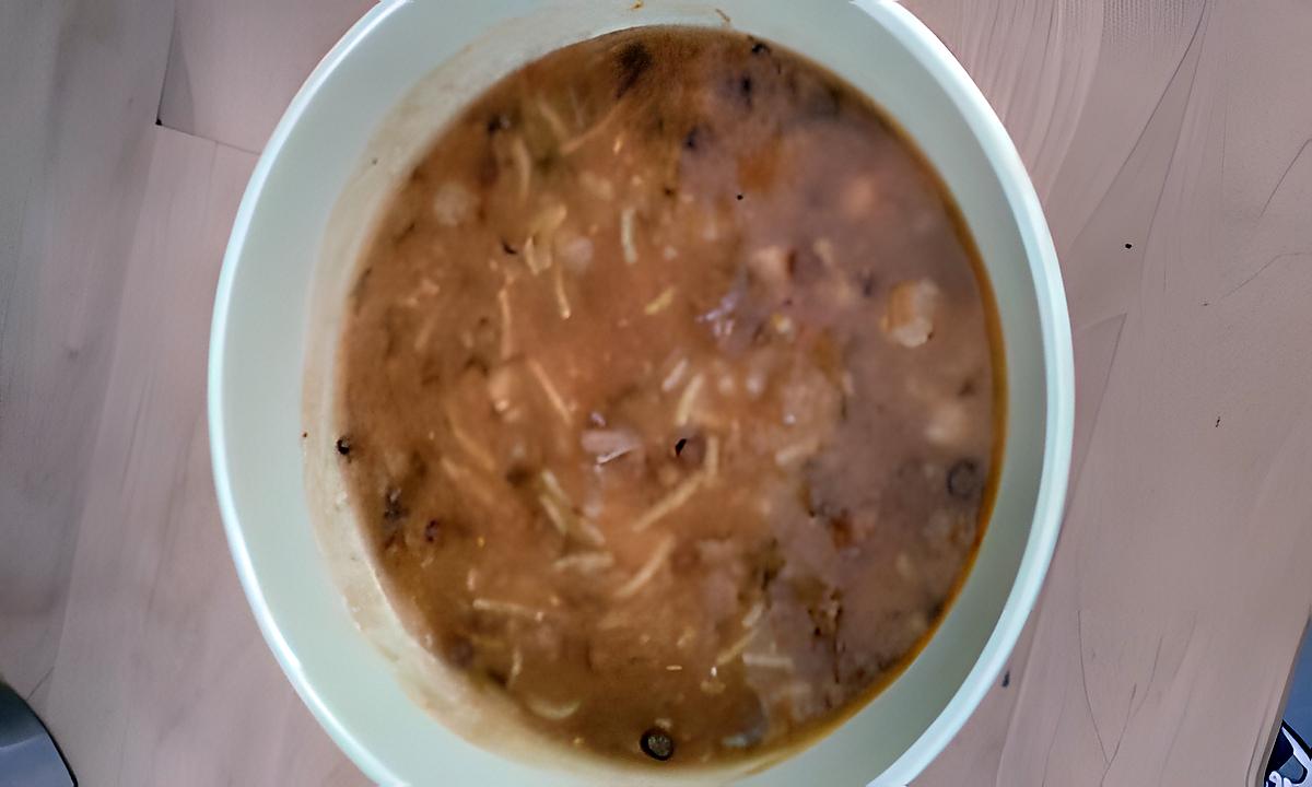 recette harira (soupe marocaine)