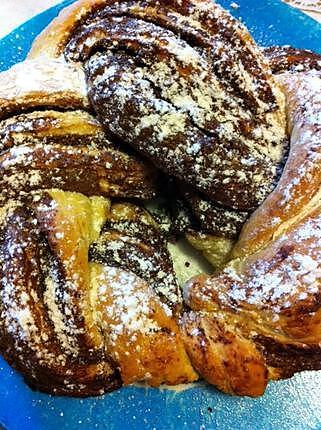 recette Kringle Estonien à la noisette et aux pépites de chocolat