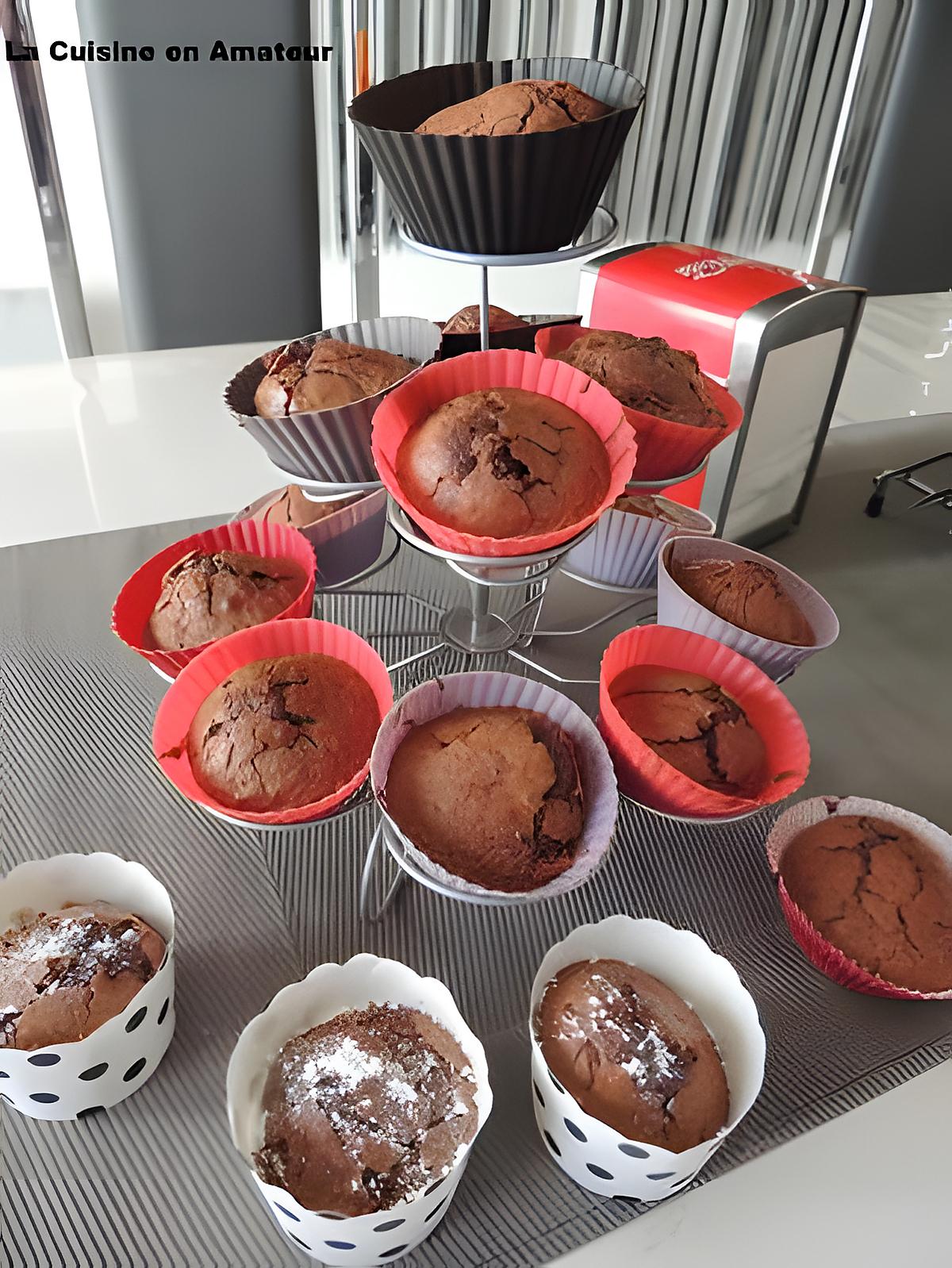 recette Muffins chocolat aux éclats de cacao