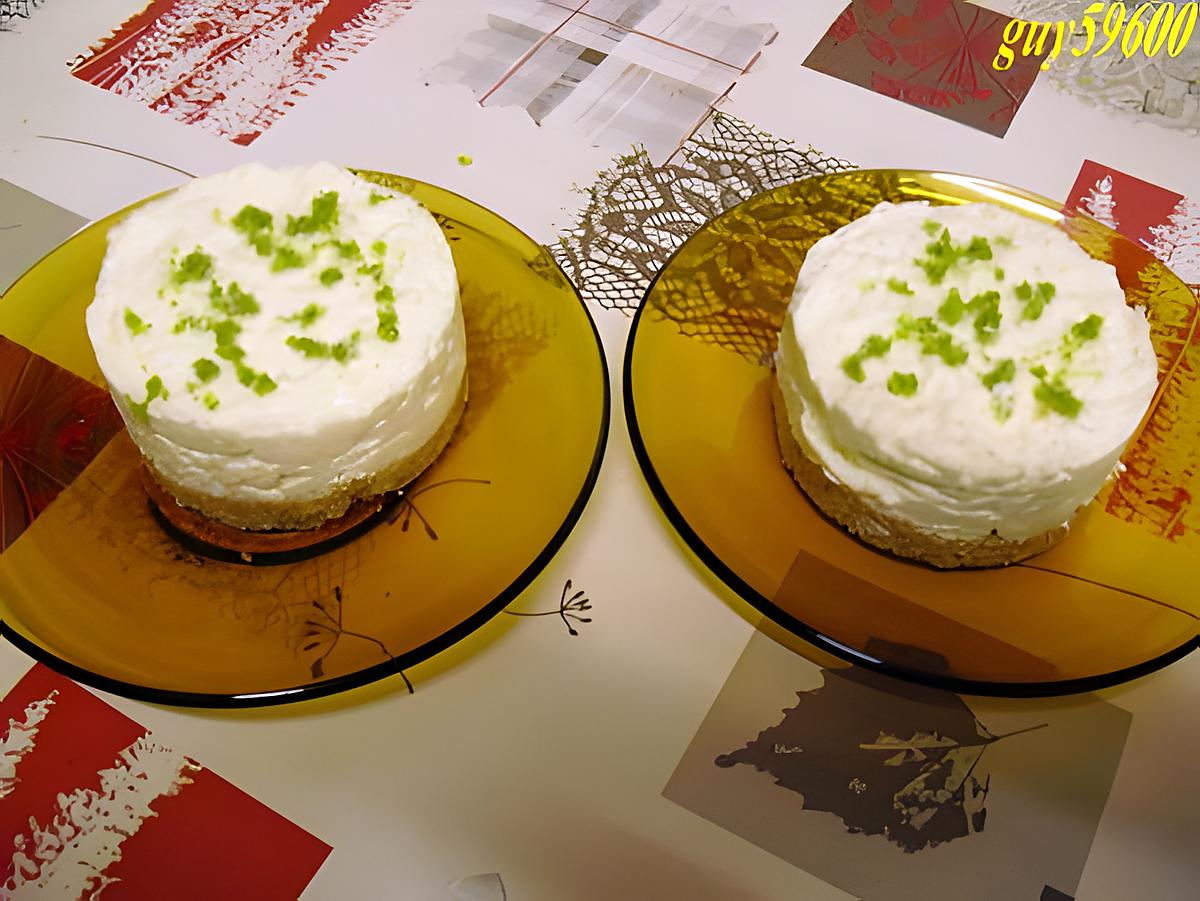 recette cheesecake individuel sans cuisson noix de coco citron