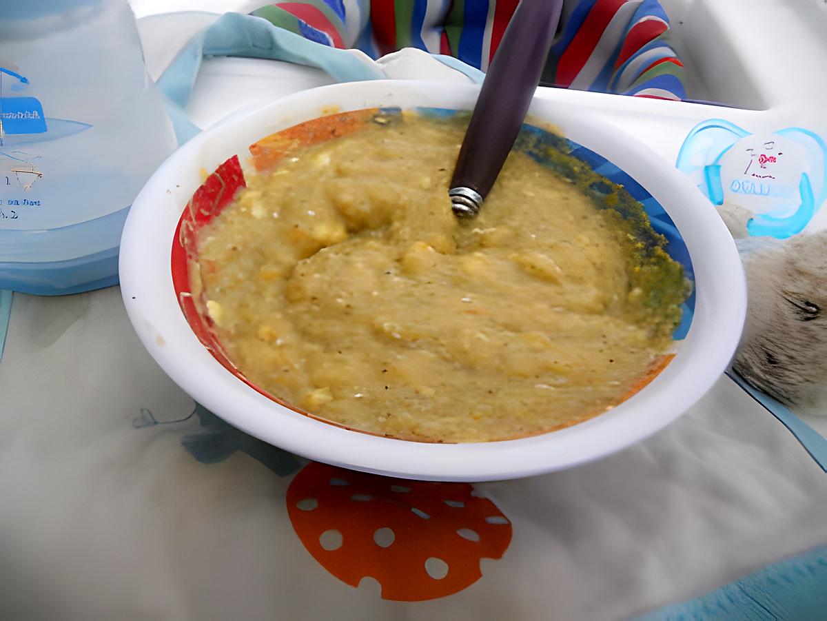 recette Purée bébé brocolis kirri