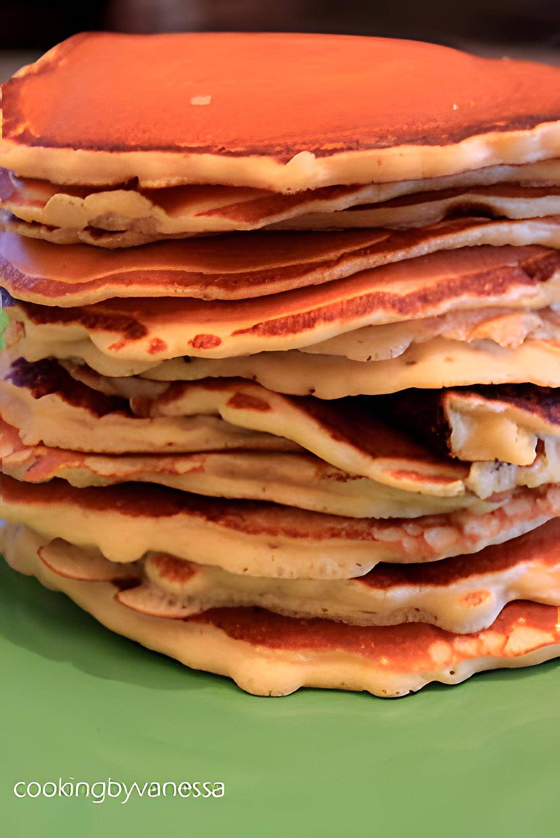 recette Pancakes nature sucrés