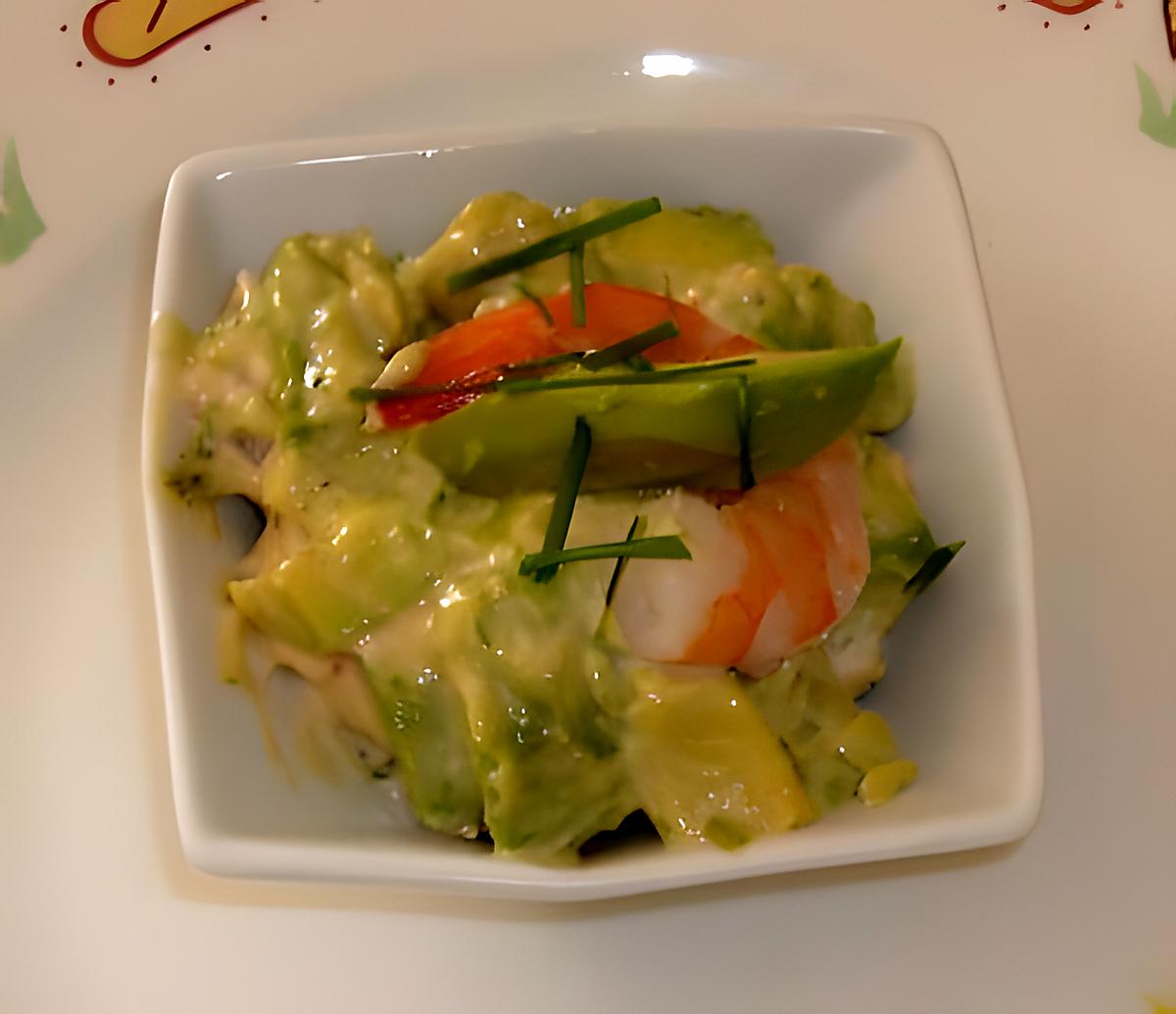 recette Verrine avocat crevette (très facile et rapide à réaliser )