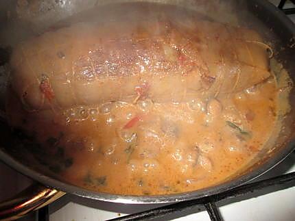 recette roti de boeuf a la cocotte   ,  cocottes aubergines grillées  farcies avec mijotée de  jackie   thouny