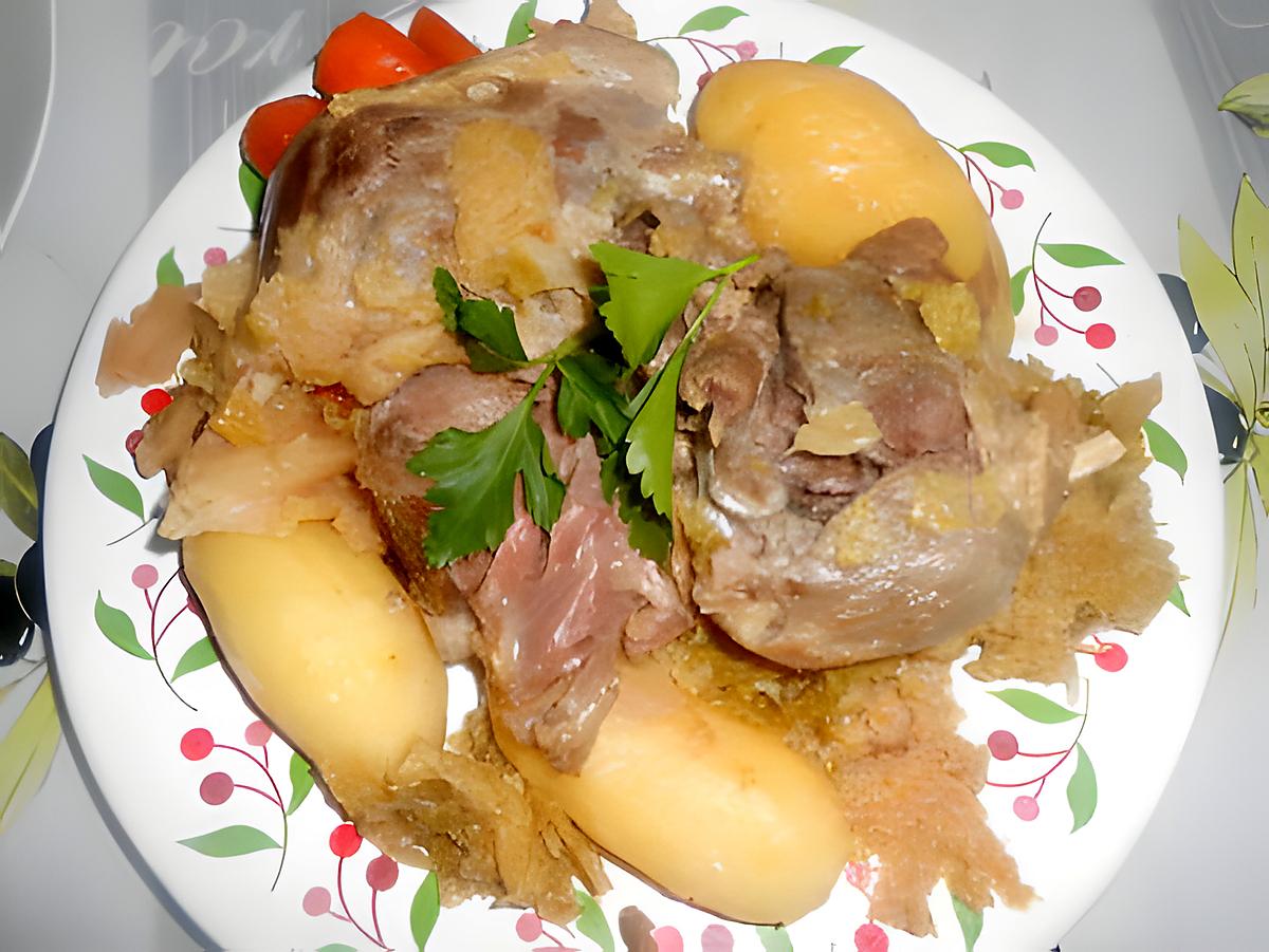 recette POTEE AU CONFIT DE CANARD