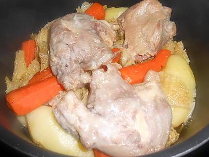 recette POTEE AU CONFIT DE CANARD