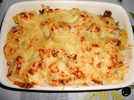 recette GRATIN DE POIREAUX POMMES DE TERRE