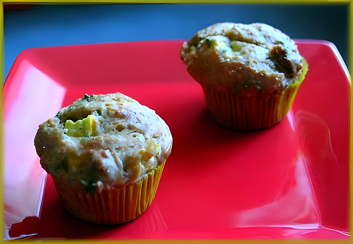 recette Petits moelleux de courgettes jaunes et tomates confites.