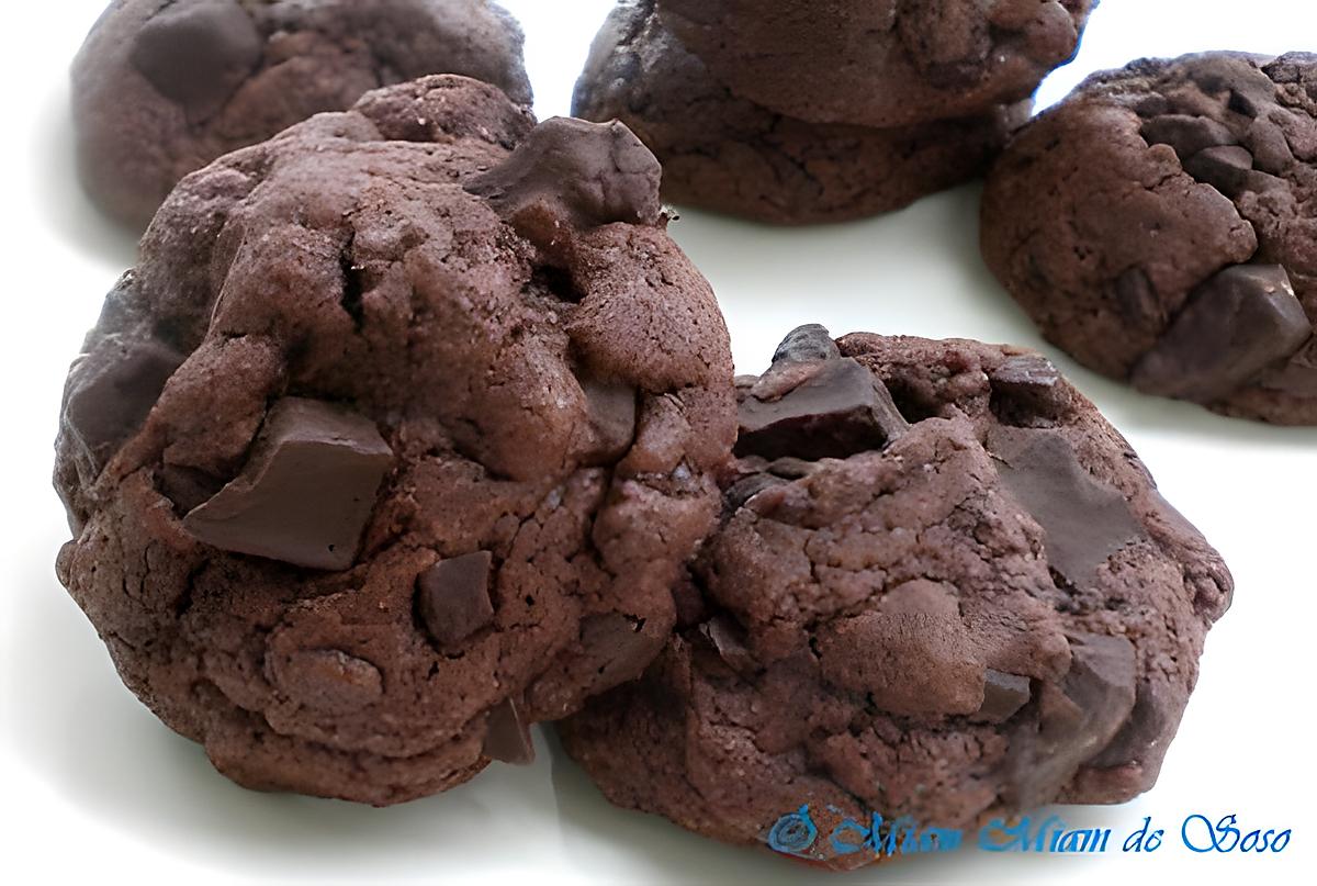 recette COOKIES TOUT CHOCO