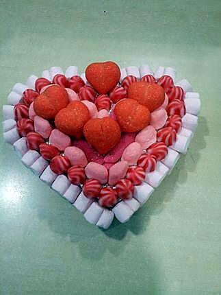 recette Coeurs en bonbons pour la Saint Valentin...