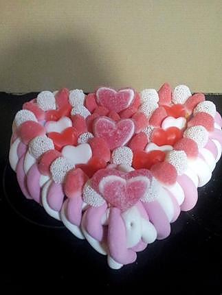 Recettes de Saint-Valentin de gateaux bonbons