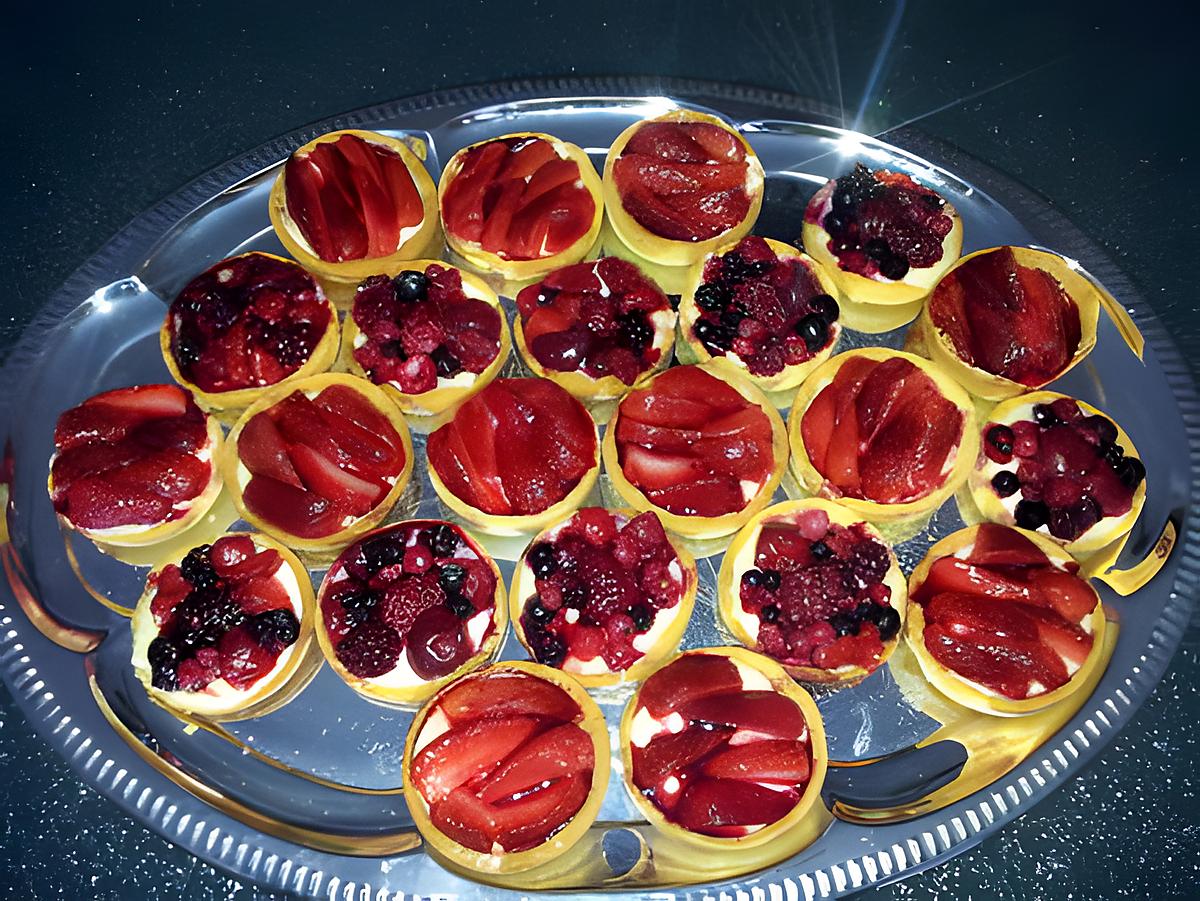 recette Tartelettes aux fruits