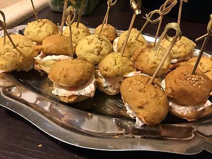 recette Whoppies pie salé saumon mascarpone