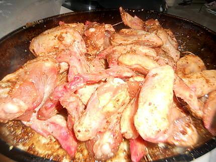 recette Ailes de poulet a la moutarde a l'ancienne