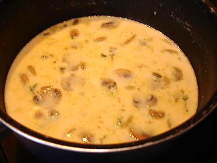 recette Velouté de champignons