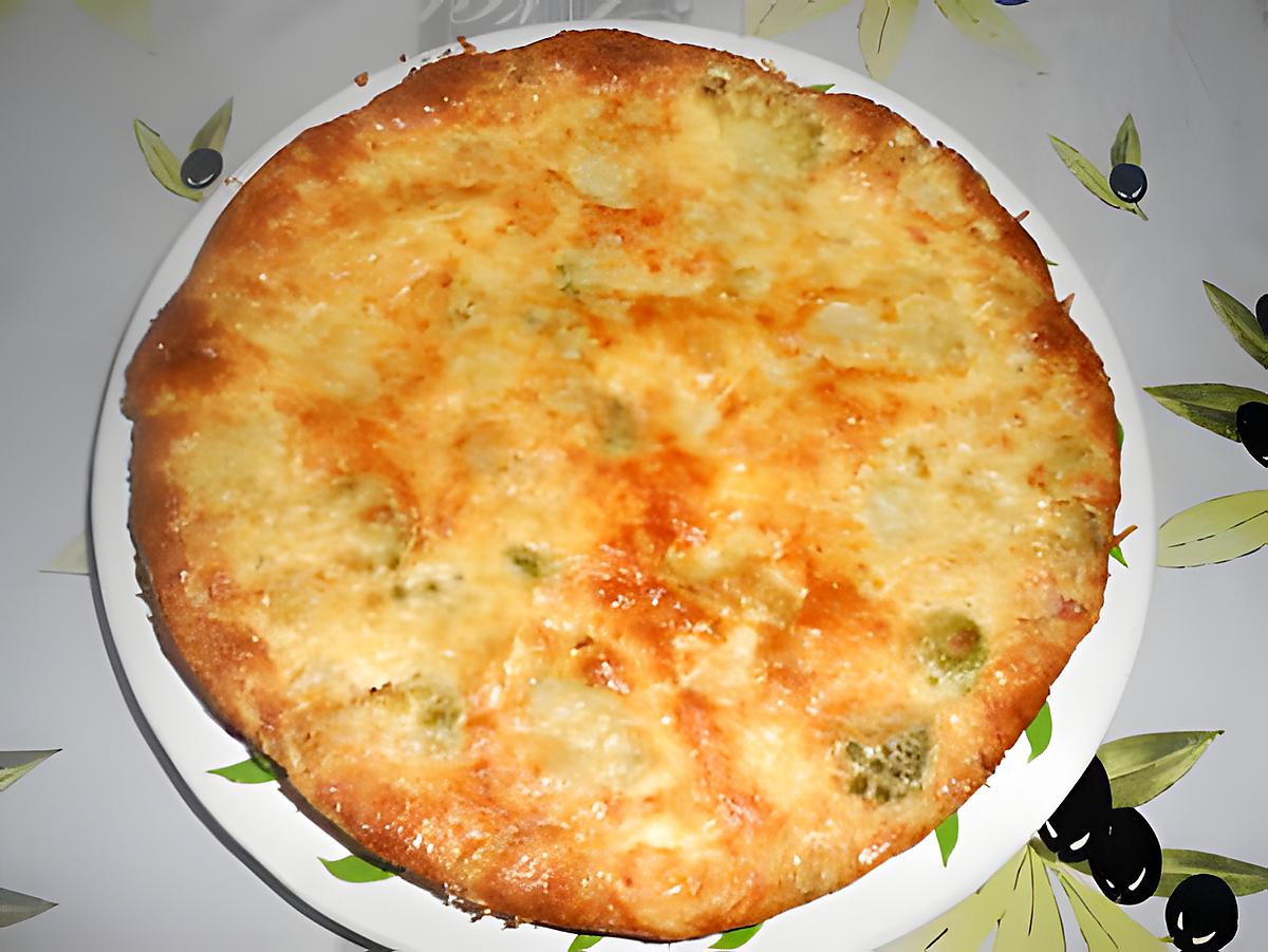 recette CLAFOUTIS JAMBON CHOU ROMANESCO