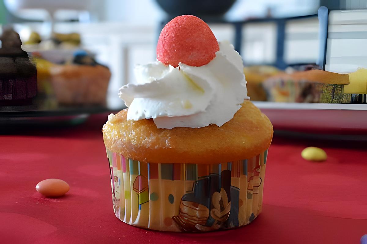 recette cupcake chantilly-fraise