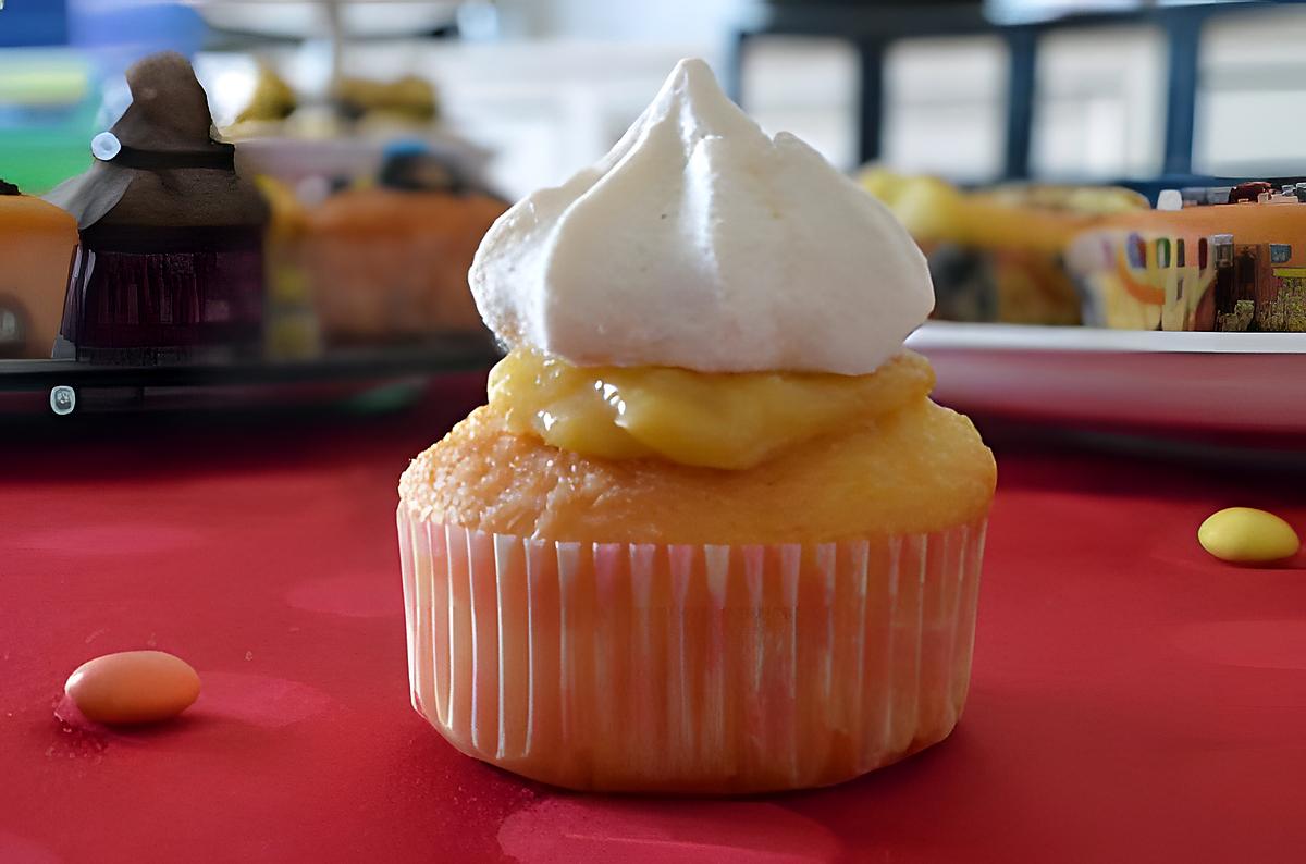 recette cupcake au citron et petite meringue