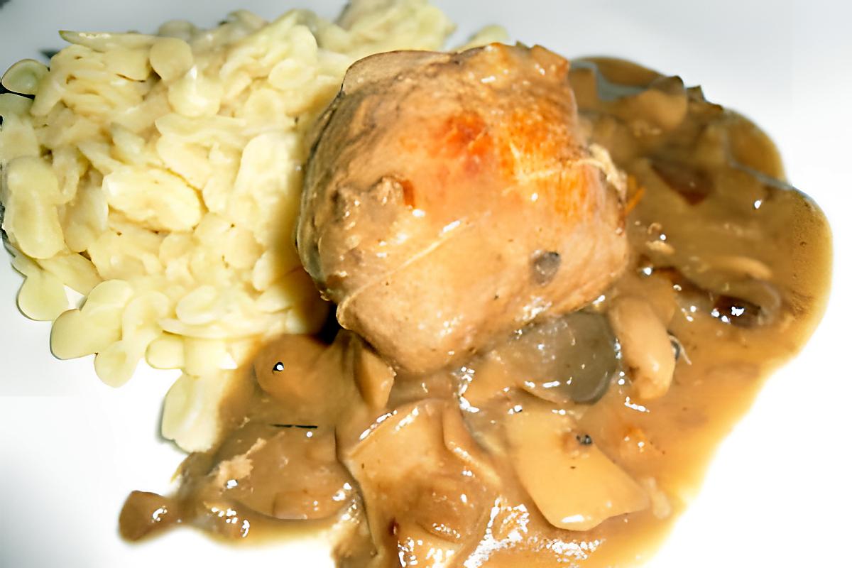 recette paupiettes de veau forestière