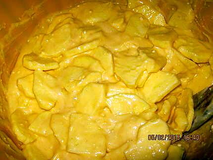 recette Clafoutis de pommes et ricotta (sans matière grasse)