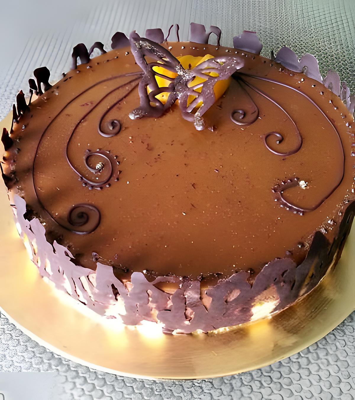 recette bavarois peches chocolat