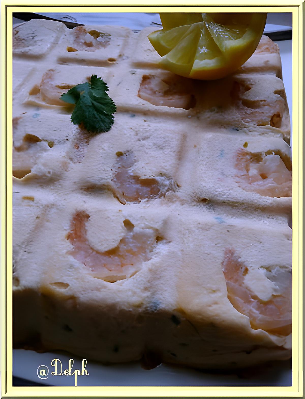 recette Terrine de saumon aux crevettes