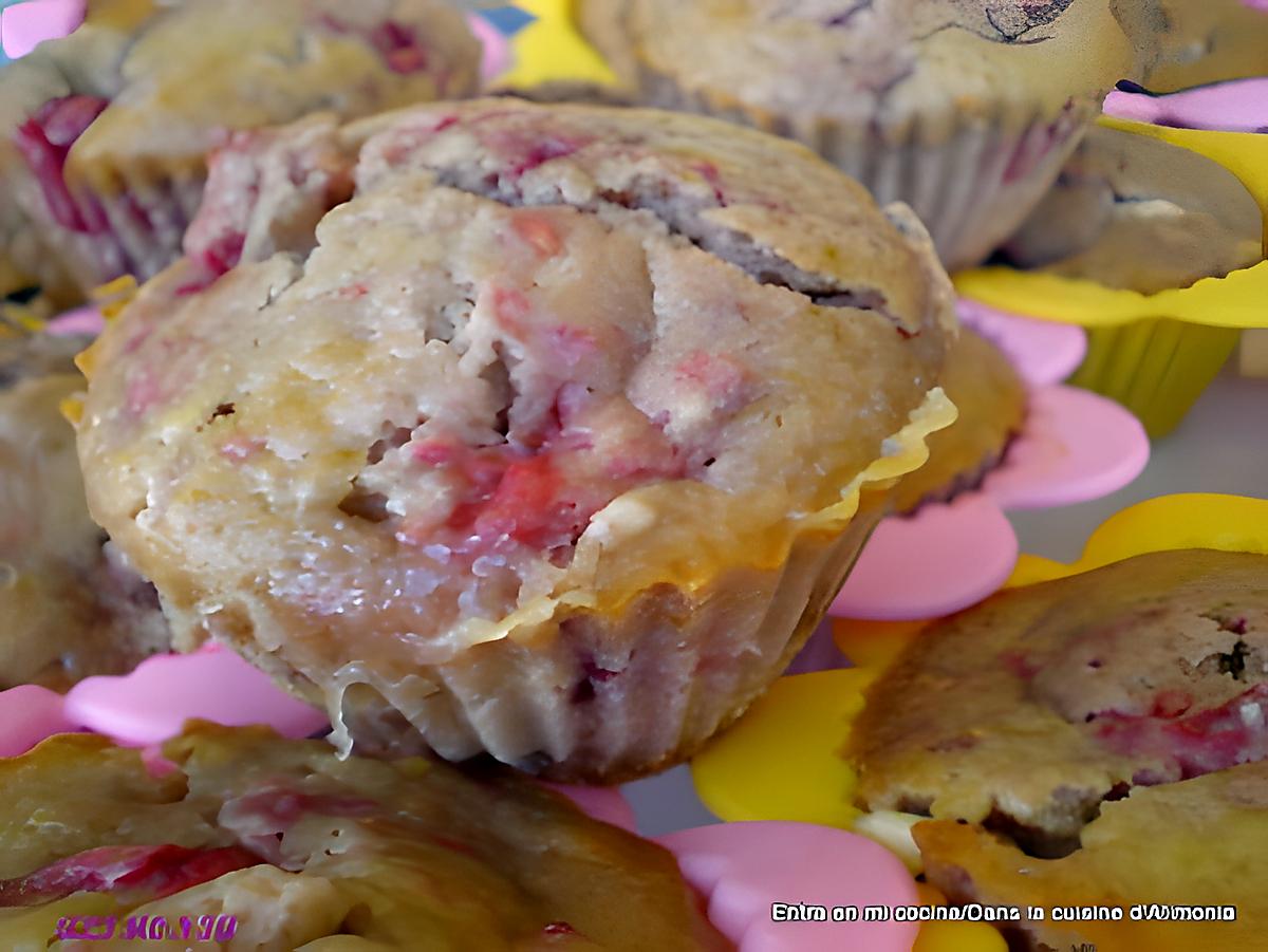 recette muffins framboises-chocolat blanc