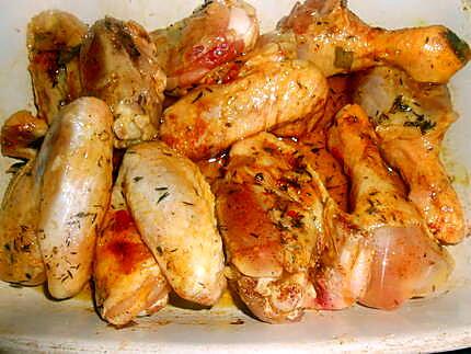 recette PILONS ET AILES DE POULET