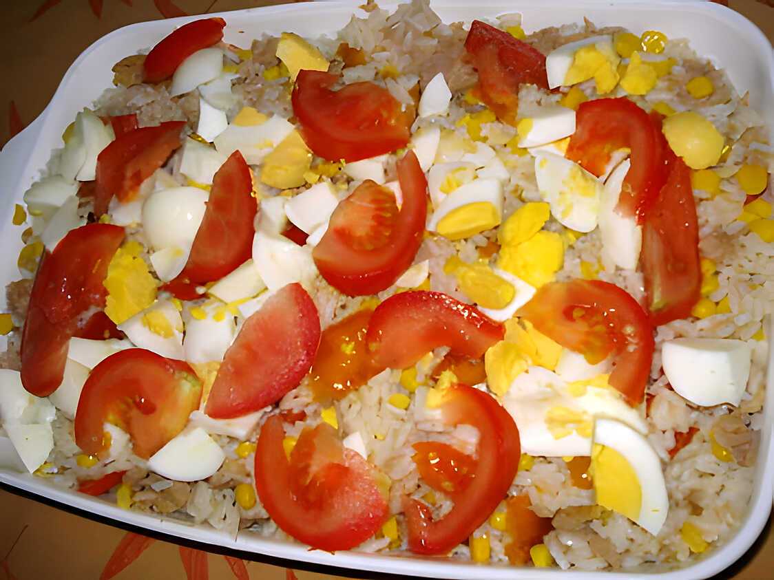 Recette de Salade de riz par carvalho maria