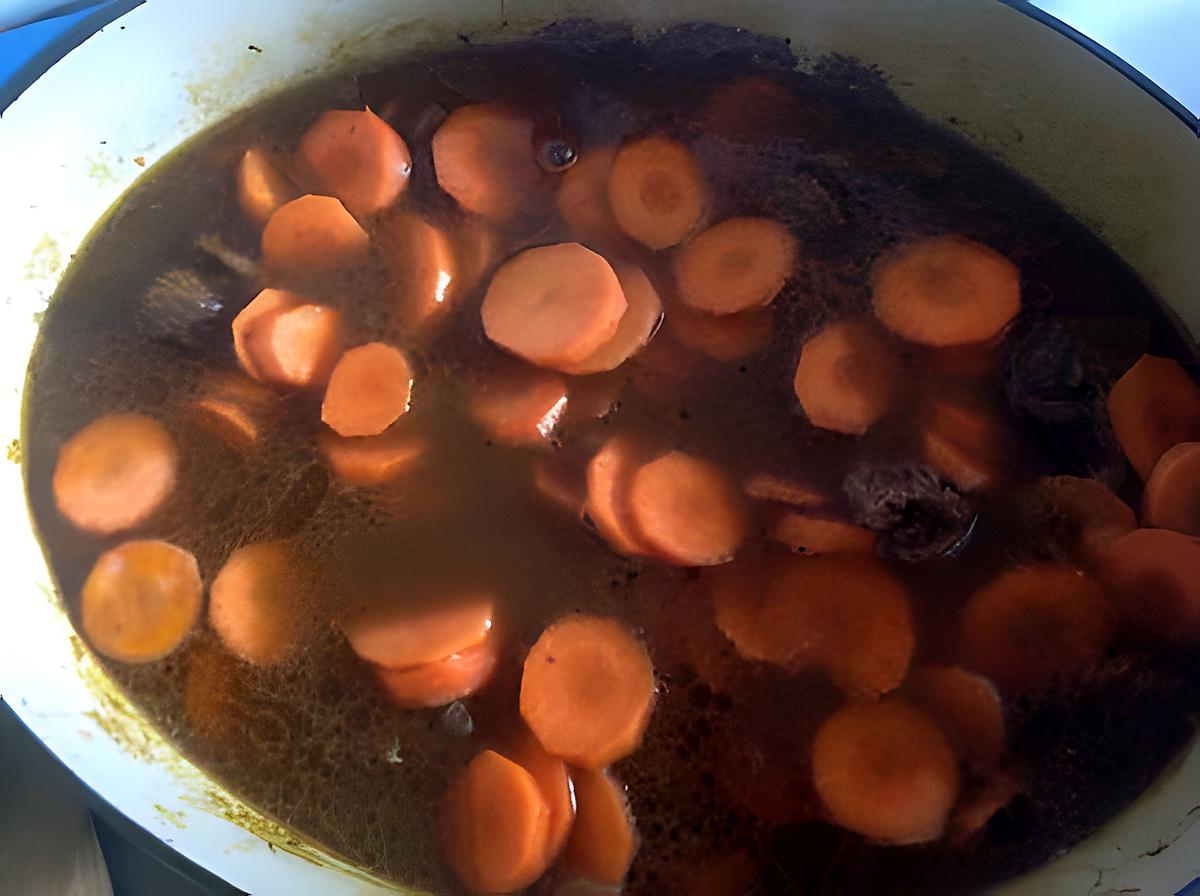 recette Bœuf au jus de carotte