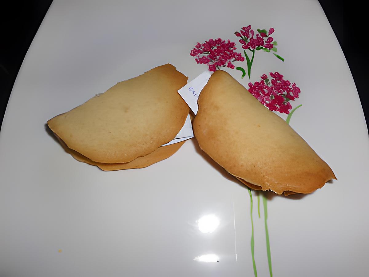 recette Biscuit de la chance ou de fortune