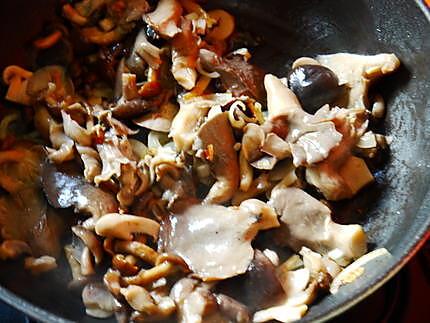 recette Cuisses de poulet à la crème de champignons