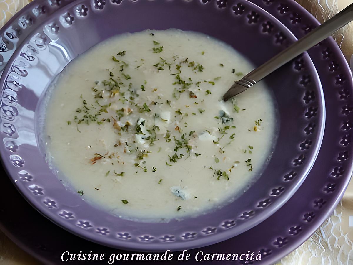 recette Velouté d'endive au Roquefort