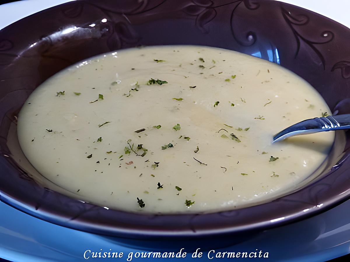 recette Soupe de chou fleur et courgette