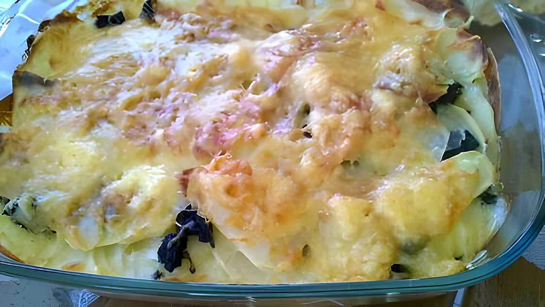 Recette de Gratin de pomme de terre au boudin noir