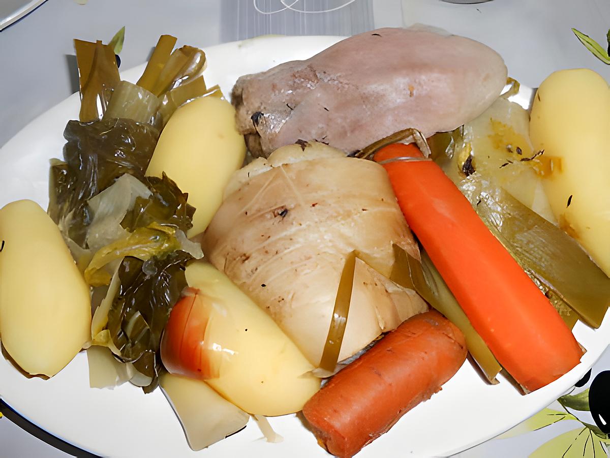 recette TETE DE VEAU EN POT AU FEU