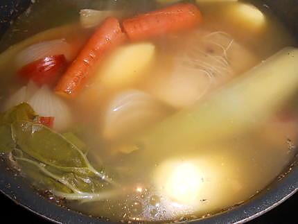 recette TETE DE VEAU EN POT AU FEU