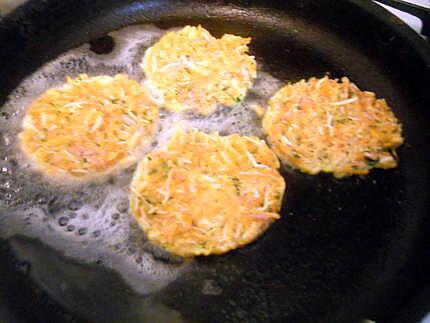 recette Galette de légumes au thon