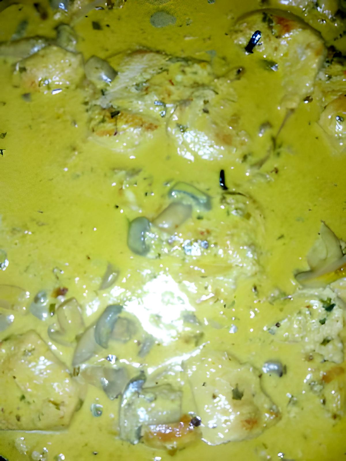 recette poulet coco curry