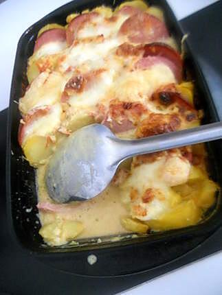 recette Gratin pomme de terre cervelas mozarella