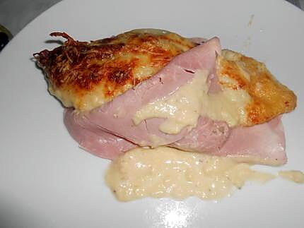 recette ENDIVES GRATINEES EN CORNET DE JAMBON