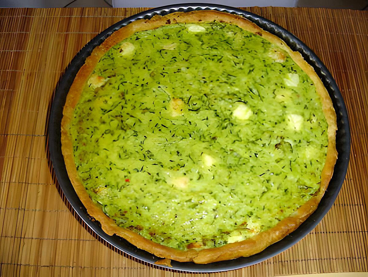 recette Tarte courgettes et feta